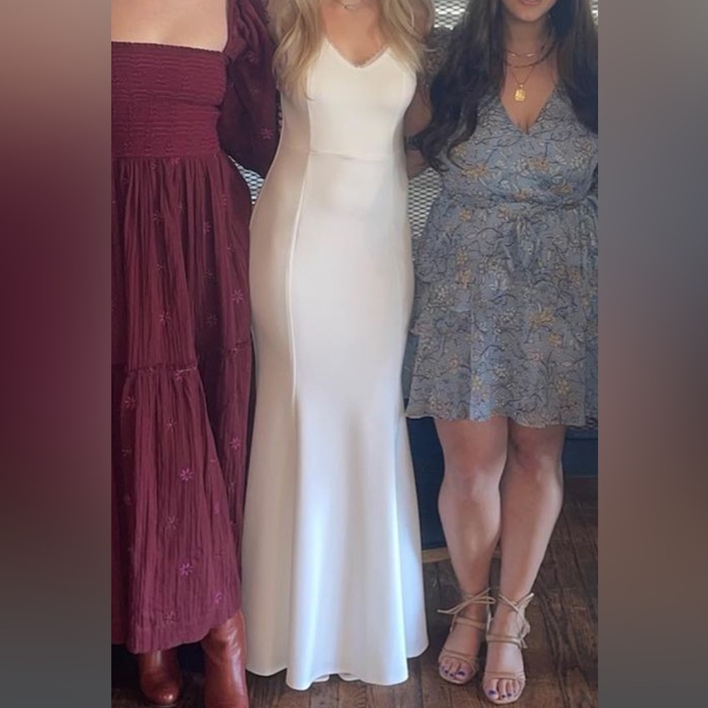 White gown